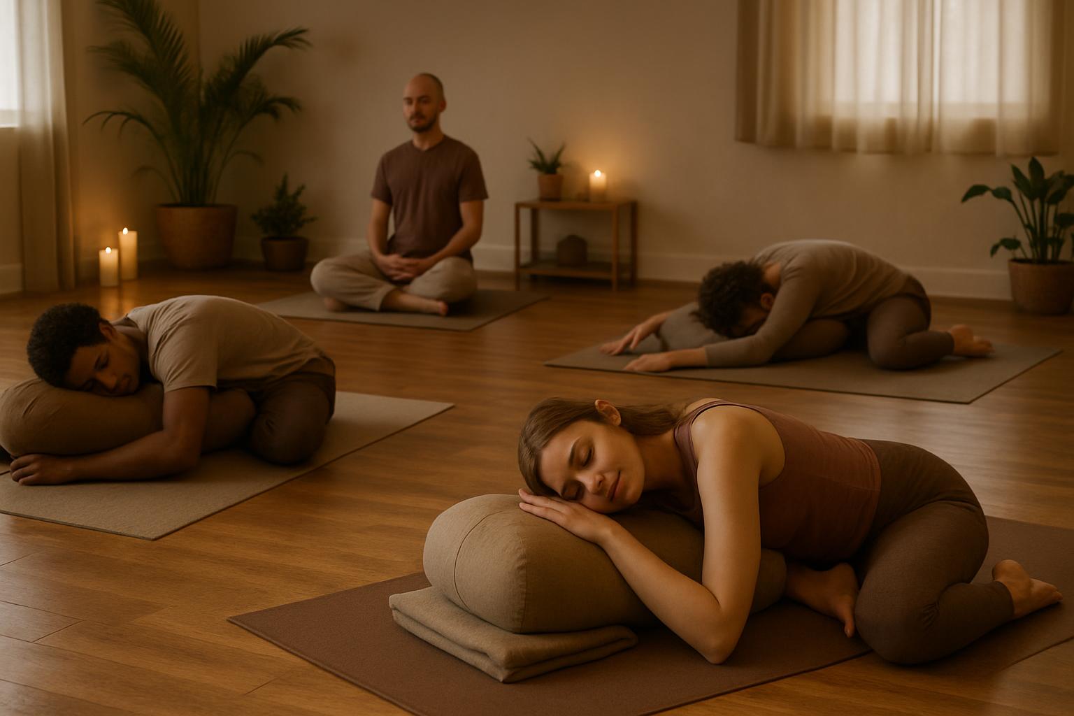 Yin Yoga class